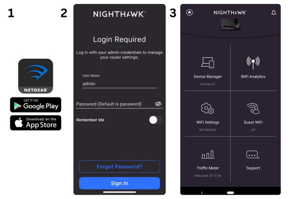 Netgear Nighthawk login via